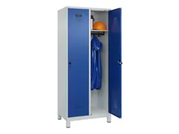 locker,HxBxD 1950x800x500mm,2vak,vak B 400mm,draaigrendel,voeten