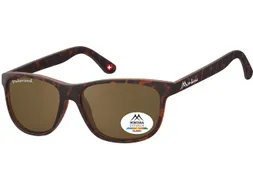 Zonnebril Montana met bruin gepolariseerd glas mat turtle