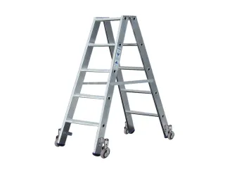 Verrijdbare Boktrap Aluminium L 1 29M 2X5Treden - 1