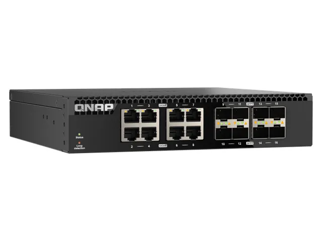 Unmanaged, 8x 10GbE SFP+, 8x 10GbE BASE-T (RJ45), 80W Max, 43.3 x 207