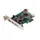 4-poort PCI Express Low Profile High Speed USB-kaart