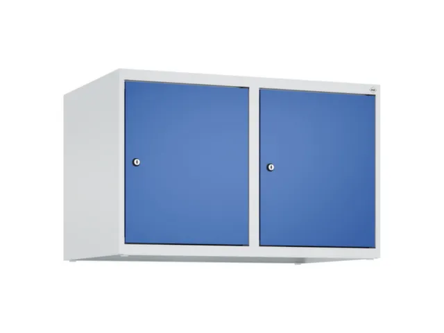 opzetkast,v. locker,2vak.,vak B 400mm,HxBxD 500x800x500mm,vleugeldeur
