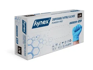 Handschoen Hynex nitril L blauw 5gr extra sterk 100 stuks - 1
