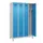 locker voor scheiding van kleding,HxBxD 1950x1200x500mm,4vak