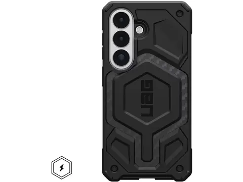 Monarch Pro Samsung Galaxy S26 Hoesje Magnatic Back Cover Carbon Fiber