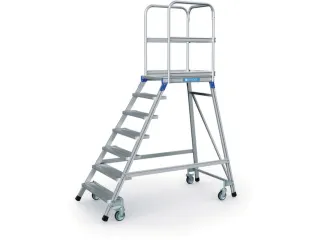 Bordestrap Aluminium Bordes 1680x 600x 800mm 7treden Aluminium - 3