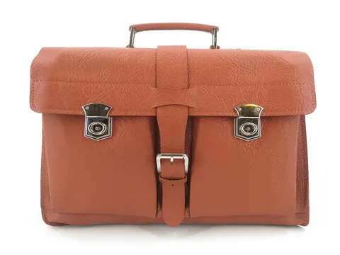 Schooltas bruin leder