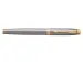 Rollerpen Parker IM Brushed metal GT Finish Fijn Zwarte inkt