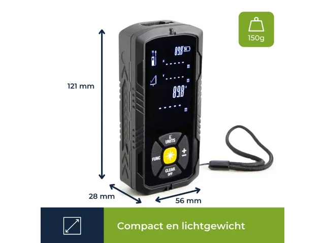 Digitale Laserafstandsmeter 50 Meter