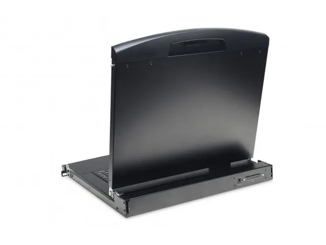 17 inch LCD KVM-console 8-poorts VGA Frans Toetsenbord Zwart