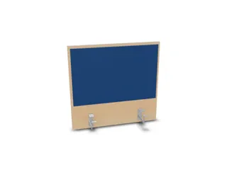 opzetpaneel,v. bureau,aanbouw achter,B 600mm,NE-esdoorn,BN6016-blauw - 1
