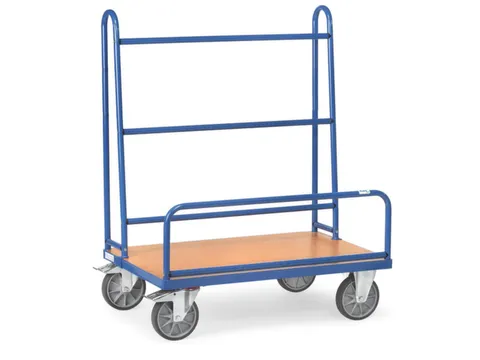 Platenwagen Draagverm. 500kg Lxb 1070x335mm Ral 5007