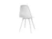 Chaise Visiteur 4 Pieds Blanc Assise Coque Plastique Blanc