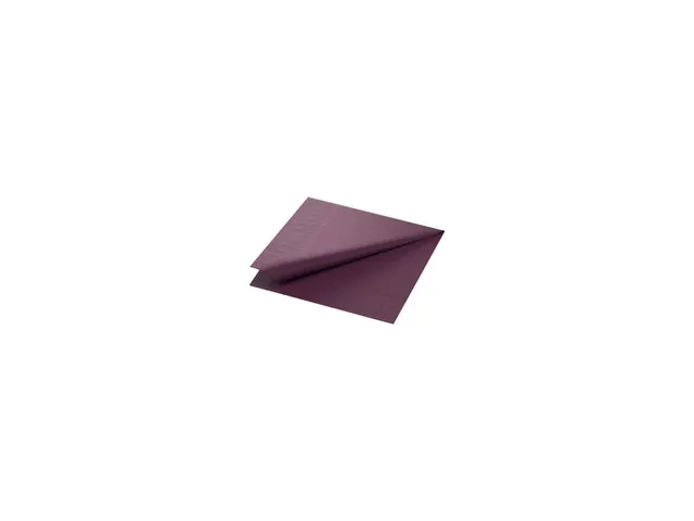 Servet 33x33cm 1/4 vouw 3-laags Plum 8x125 stuks