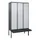 locker met bank,HxBxD 2120x1200x815mm,3vak,vak B 400mm,cil.-slot