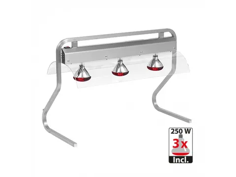 Warmhoudbrug 3/1GN infrarood RVS