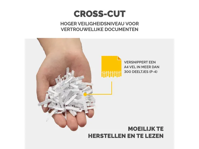 Papiervernietiger Fellowes 15C 4x40mm wit