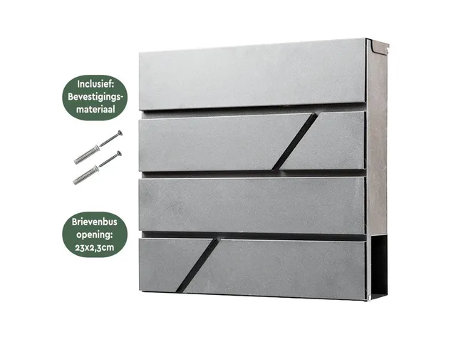 Brievenbus Deluxe RVS