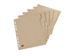 Tabbladen Oxford Touareg 11-gaats 5-delig naturel karton