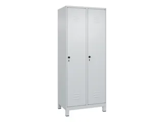 locker,HxBxD 1950x800x500mm,2vak,vak B 400mm,draaigrendel,voeten - 1