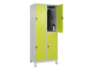 dubbeldekse locker,HxBxD 1950x800x500mm,2x2vak.,vak B 400mm - 3
