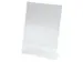 Présentoir de table Sigel A4 incliné transparent