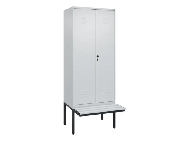 locker voor scheiding van kleding,HxBxD 2120x800x815mm,2vak