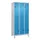 Z-garderobekast,HxBxD 1950x900x500mm,vak B 150/300mm,draaigrendel
