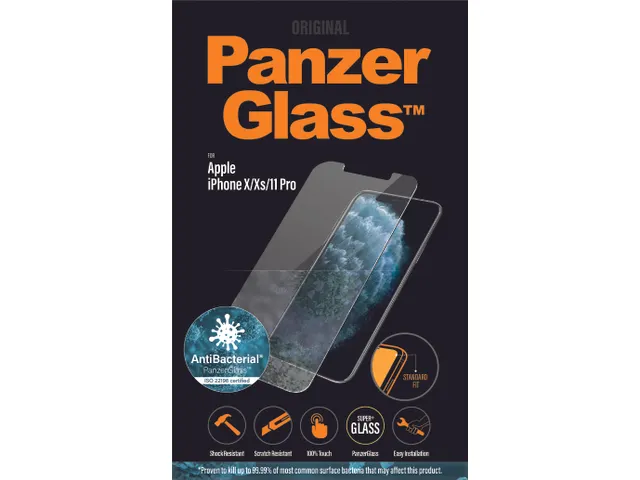 PanzerGlass Screen Protector iPhone 11 Pro | Xs | X | Standard Fit,