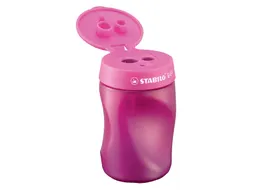 Puntenslijper STABILO Easy 4501 3 in 1 linkshandig roze