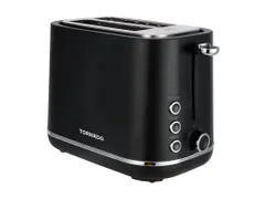 TTA-1430-GS Broodrooster in retro design voor 2 sneetjes 850W Zwart