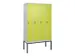 locker voor scheiding van kleding,HxBxD 2120x1200x500mm,4vak