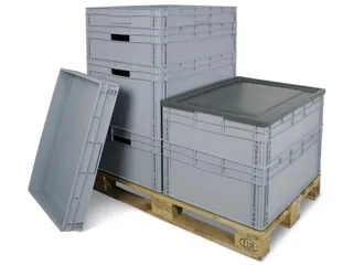 Euronorm Maxi-Containers 175 Liter HxLxB 420x800x600mm Pp Grijs - 3