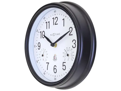 Buitenklok Nextime dia 23,5cm Jasmine met thermo- en hydrometer cijfer
