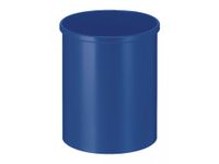 Ronde Papierbak Metaal 15 Liter Blauw