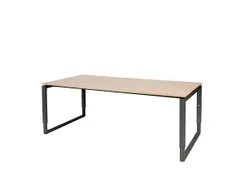 Domino Plus Vergadertafel Hoogte Instelbaar 200x100 Havana/Kersen 25mm