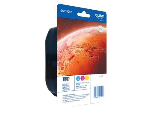 Brother LC-1100 Valuepack Inktcartridges Zwart + Kleur
