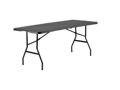 Vouwtafel BRASQ 180x70x74cm FT180 zwart