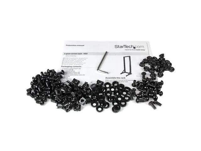 42U Open Server Rack Frame Met Zwenkwielen - Serverkast Met 2 Stijlen