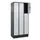 lockerkast,HxBxD 1950x900x500mm,3x3vakken,vak B 300mm,cil.-slot,sokkel