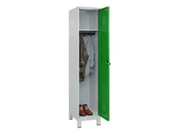 locker,HxBxD 1950x400x500mm,1vak,vak B 400mm,draaigrendel,voeten