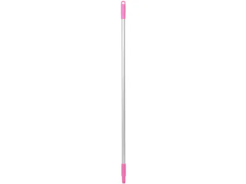 Vikan Hygiene aluminium steel 1260mm Ø25mm roze met schroefdraad