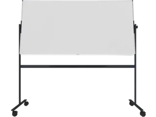 Legamaster UNITE kantelbaar Whiteboard 100x200cm zwart onderstel - 1