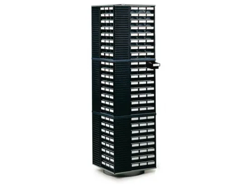 ESD-assortimentskast,HxBxD 550x310x180mm,24lade(n),laden zwart
