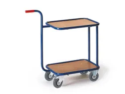 rolplateau met duwstang,draagverm. 200kg,laadvl. LxB 600x500mm