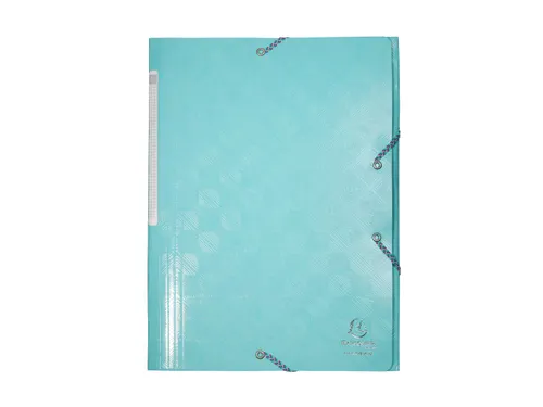 Elastomap A4 3 Kleppen Gelamineerd Glanskarton 600gr Assorti