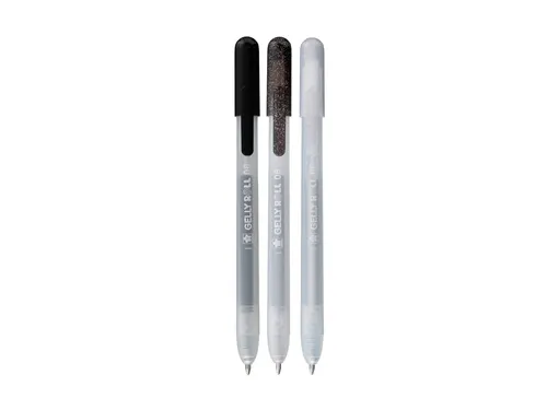 Gelschrijver Sakura Gelly Roll Special 08 klikfunctie set à 3 kleuren
