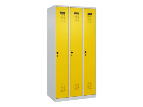 locker voor scheiding van kleding,HxBxD 1850x900x500mm,3vak