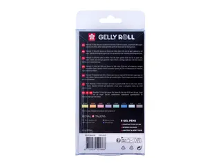 Gelschrijver Sakura Gelly Roll 1.0mm Moonlight 10 Pastel 8 stuks - 3