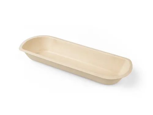 Snackbakje IEZZY A16 suikerriet PFAS-vrij 210x71x33mm 50 stuks